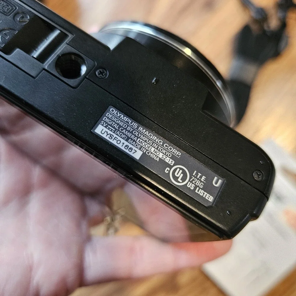 Working Olympus Stylus SZ-15 16MP Digital Camera‎ Black New Battery Original Box